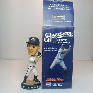 2004 Collectors Milwaukee Brewers Scott Podsednik Bobble Head